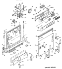 Part Location Diagram of WD37X0156 GE HANDLE