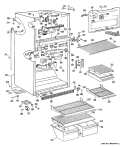 Part Location Diagram of WR32X1211 GE COVER Assembly Vegetable PAN
