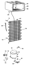 Part Location Diagram of WR02X8719 GE CLIP