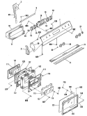 Part Location Diagram of WB27K5073 GE CLOCK/OVEN CONTROL