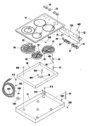 Part Location Diagram of WB25K5015 GE INDICATOR LIGHT