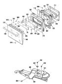 Part Location Diagram of WB15K5093 GE HANDLE DOOR