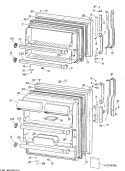 Part Location Diagram of 49-6685 GE Manual, Use And Care
