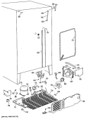 Section Diagram and Parts List for TFX22JRSAAD  General Electric Refrigerator