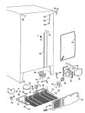 Section Diagram and Parts List for TFX27VRSAAD  General Electric Refrigerator
