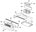 Section Diagram and Parts List for JHP56GN5AD  General Electric Range
