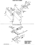 CABINET FRONT ASSEMBLY Diagram and Parts List for DDC6400PBL  General Electric Dryer