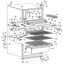 Part Location Diagram of WR71X2301 GE SHELF FF