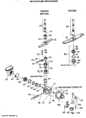 MOTOR - PUMP MECHANISM Diagram and Parts List for GSC1120S05  General Electric Dishwasher