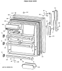 Part Location Diagram of WR01X1784 GE USE GEH WR1X1784