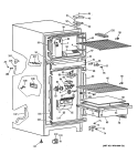Part Location Diagram of WR38X2023 GE HANDLE PAN