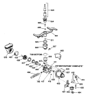 MOTOR - PUMP MECHANISM Diagram and Parts List for GSD1180T55WW  General Electric Dishwasher