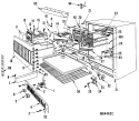 Section Diagram and Parts List for TAX6SISAWH  General Electric Refrigerator