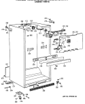 CABINET PARTS Diagram and Parts List for TBX21DASMRAD  General Electric Refrigerator