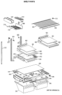Part Location Diagram of WR38X1938 GE HANDLE MEAT PAN