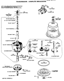 TRANSMISSION - COMPLETE BREAKDOWN Diagram and Parts List for WWA8900SALAA  General Electric Washer