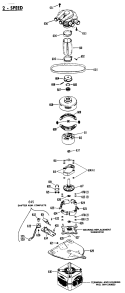 2 - SPEED Diagram and Parts List for WWA8900SALAA  General Electric Washer