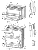 Section Diagram and Parts List for TBX16SATBLAD  General Electric Refrigerator