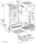 Part Location Diagram of WR38X2010 GE TRIM SHELF