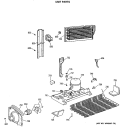 UNIT PARTS Diagram and Parts List for TBX19PATMRBB  General Electric Refrigerator