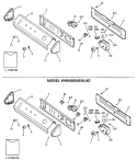 Part Location Diagram of WH42X2340 GE SWITCH TRIM Assembly