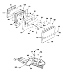 Section Diagram and Parts List for JGRP16GET2BB  General Electric Range