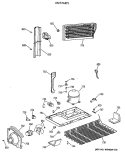 UNIT PARTS Diagram and Parts List for TBH21JATFRAD  General Electric Refrigerator