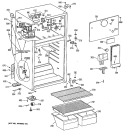 Section Diagram and Parts List for TBX14SITDRAD  General Electric Refrigerator