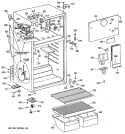 Section Diagram and Parts List for TBX16SITDLAD  General Electric Refrigerator