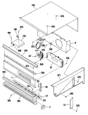 Section Diagram and Parts List for JKP45WT2WW  General Electric Wall Oven