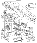 FREEZER SECTION Diagram and Parts List for TFA24RMA  General Electric Refrigerator