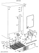 UNIT PARTS Diagram and Parts List for TFA24RMA  General Electric Refrigerator