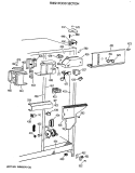 FRESH FOOD SECTION Diagram and Parts List for TFZ24PAXAWW  General Electric Refrigerator