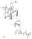 Section Diagram and Parts List for KCD08AAC1  Hotpoint Air Conditioner