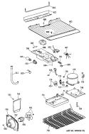 Section Diagram and Parts List for CTX16BYSJRAD  Hotpoint Refrigerator