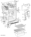 Section Diagram and Parts List for CTX16CISJRAD  Hotpoint Refrigerator