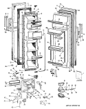 Part Location Diagram of WR38X1038 GE UNKNOWN