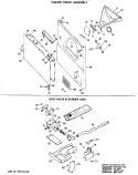 CABINET FRONT ASSEMBLY Diagram and Parts List for DLL2650RALWW  Hotpoint Dryer