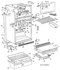 Part Location Diagram of WR32X1006 GE Vegetable PAN COVER