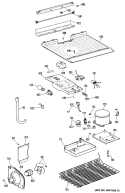 Section Diagram and Parts List for CTXY16APJLAD  Hotpoint Refrigerator