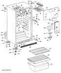 Section Diagram and Parts List for CTXY16CPKLAD  Hotpoint Refrigerator