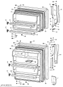 Part Location Diagram of SR2767 GE PM MINI MANUAL WIRING
