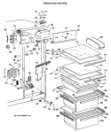 Part Location Diagram of WR40X1686 GE MULLION AD