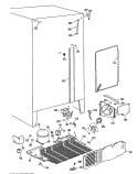 Section Diagram and Parts List for CSX27DRSAAD  Hotpoint Refrigerator