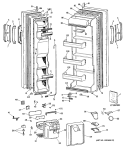 Part Location Diagram of WR38X1425 GE UNKNOWN
