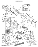 Part Location Diagram of WR17X3283 GE TRIM HANDLE BASKET FZ
