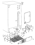 Section Diagram and Parts List for CSC24GRSAAD  Hotpoint Refrigerator