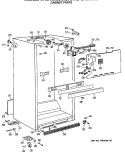 CABINET PARTS Diagram and Parts List for CTX24GASJRAD  Hotpoint Refrigerator
