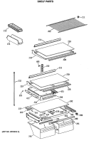 Part Location Diagram of WR72X0165 GE USE GEH WR72X165
