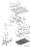 Section Diagram and Parts List for CTX14CYSCLAD  Hotpoint Refrigerator